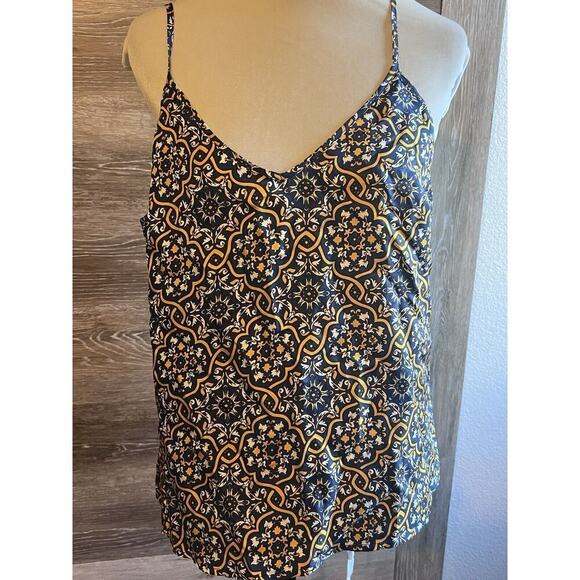 Nieves Lavi Tops - Nieves Lavi Sleeveless Top Women Anthropologie Sz M New Azulejo 100% Silk Cami